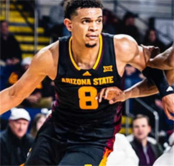 Mens Youth Arizona State Sun Devils #8 Basheer Jihad 2025 XII Black Basketball Game Jersey