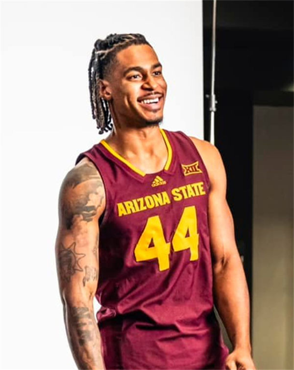 Mens Youth Arizona State Sun Devils #44 Adam Miller 2025 XII Maroon Basketball Game Jersey