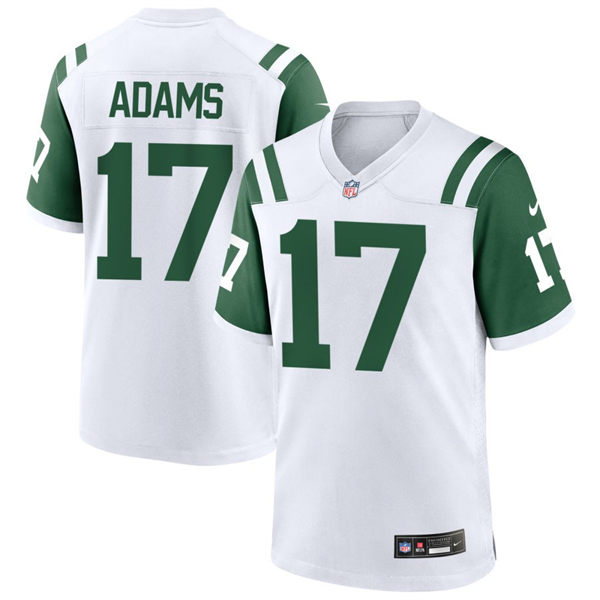 Men's New York Jets #17 Davante Adams White Alternate Classic Jersey