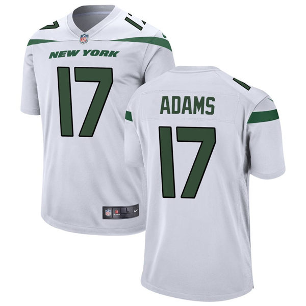 Men's New York Jets #17 Davante Adams Nike Home White Vapor Limited Jersey