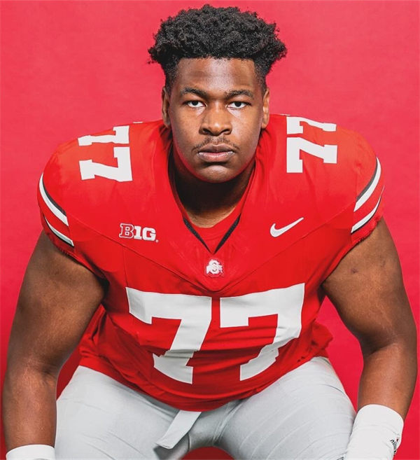 Mens Ohio State Buckeyes #77 Tegra Tshabola F.U.S.E. Limited Scarlet College Football Game Jersey