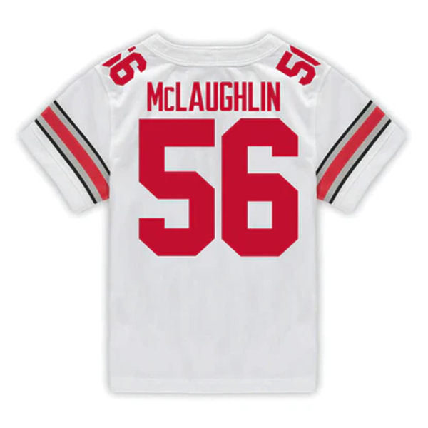 Mens Ohio State Buckeyes #56 Seth McLaughlin White F.U.S.E. Limited College Football Game Jersey