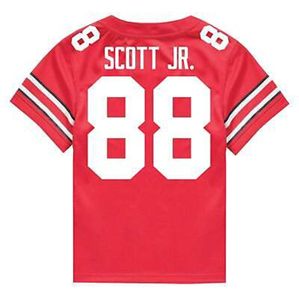 Mens Ohio State Buckeyes #88 Gee Scott Jr. F.U.S.E. Limited Scarlet College Football Game Jersey