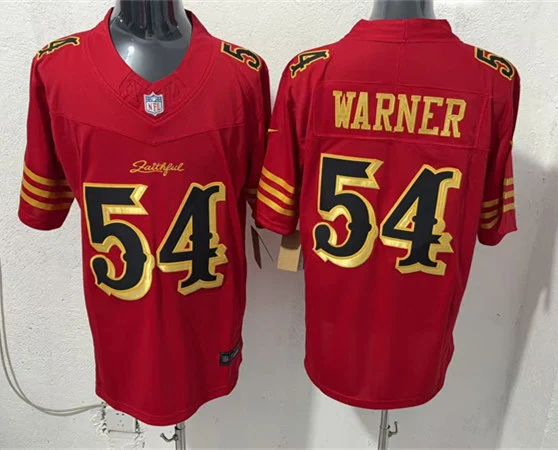 Mens San Francisco 49ers #54 Fred Warner Rivalry Collection F.U.S.E. Limited Jersey Red