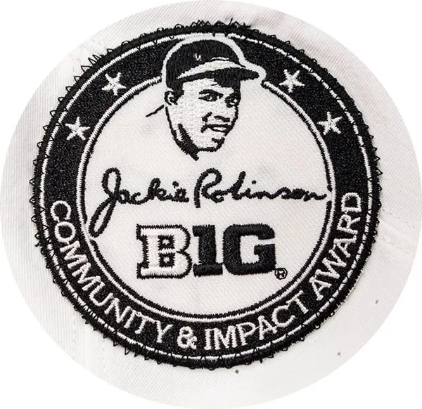 Jackie Robinson Community Impact Award Jersey Patch 