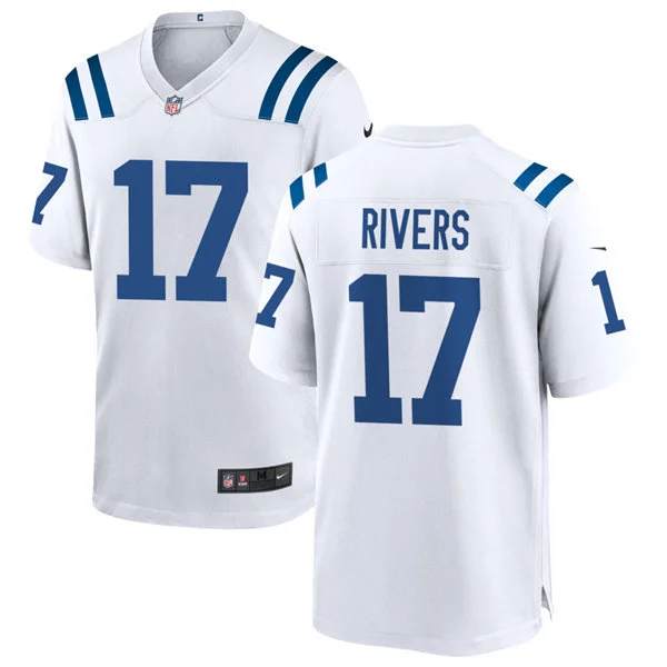 Mens Indianapolis Colts #17 Philip Rivers Nike White F.U.S.E.Vapor Limited Player Jersey
