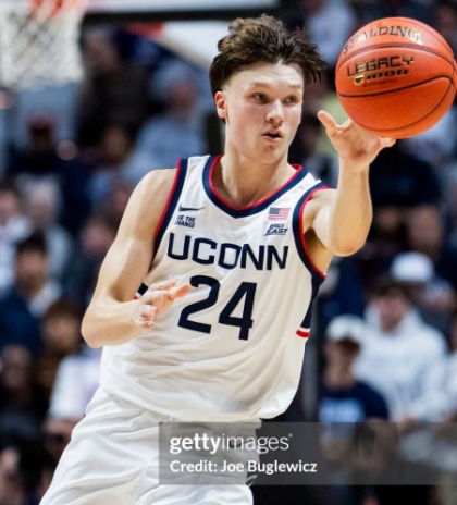 Uconn Huskies #24 Braylon Mullins White College Basketball Game Jersey