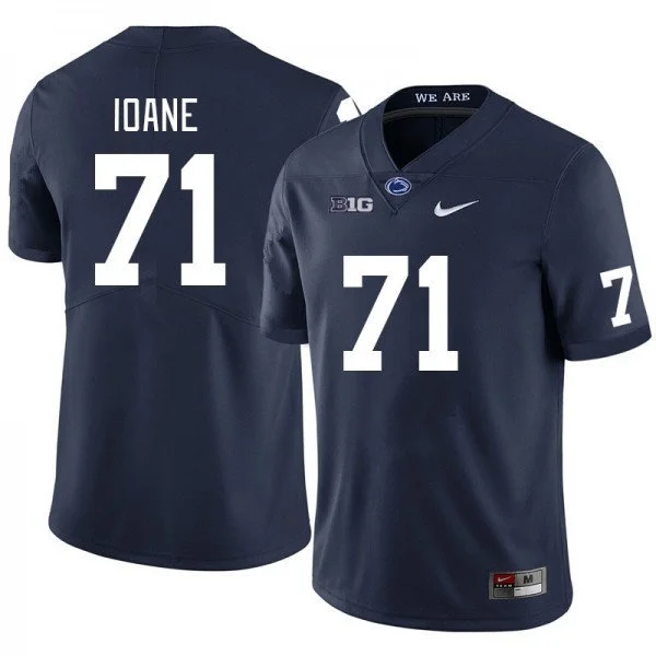 Penn State Nittany Lions #71 Olaivavega Ioane Nike Navy with Name 2025 F.U.S.E. Limited College Football Jersey
