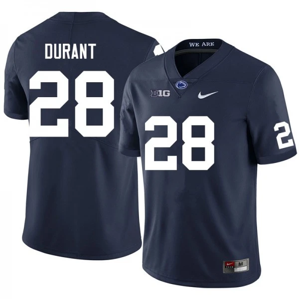 Penn State Nittany Lions #28 Zane Durant Nike Navy with Name 2025 F.U.S.E. Limited College Football Jersey