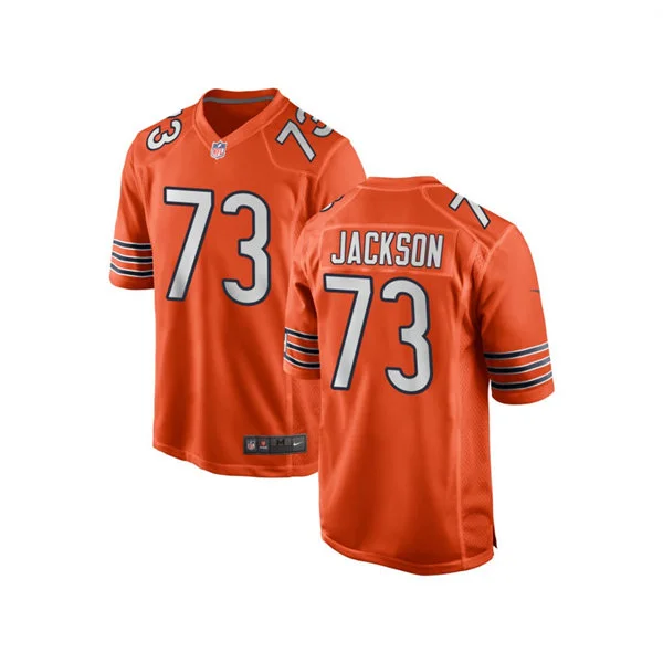 Mens Chicago Bears #73 Jonah Jackson Nike Orange Alternate F.U.S.E. Limited Jersey