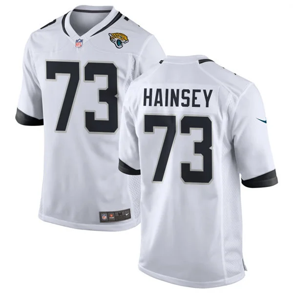 Mens Jacksonville Jaguars #73 Robert Hainsey Nike White Vapor F.U.S.E. Limited Jersey