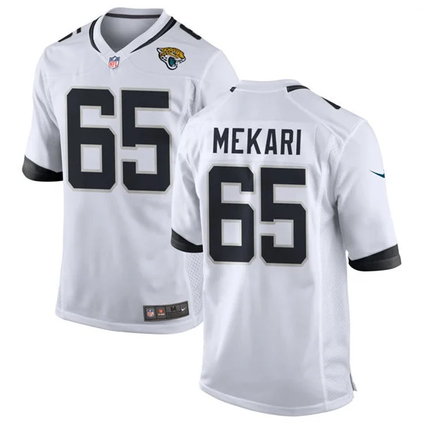 Mens Jacksonville Jaguars #65 Patrick Mekari Nike White Vapor F.U.S.E. Limited Jersey