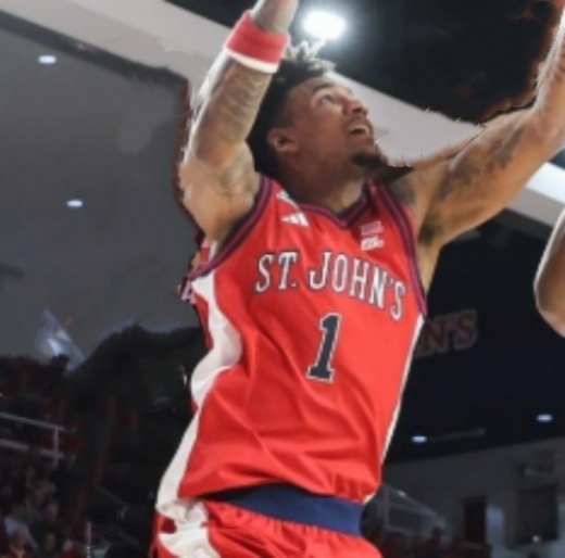 St. John's Red Storm #1 Dillon Mitchell Adidas 2026 Red College Basketball Game Jersey