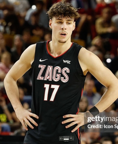 Gonzaga Bulldogs #17 Mario Saint-Supery 2021-22 Black WCC College Basketball Game Jersey