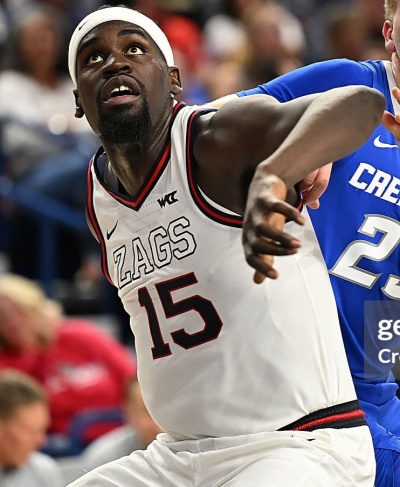 Gonzaga Bulldogs #15 Graham Ike 2021 White ZAGS Nike NCAA College Basketball Jersey