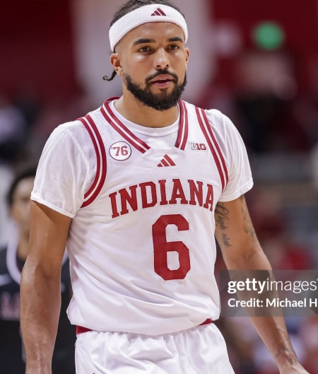 Indiana Hoosiers #6 Tayton Conerway Adidas White College Basketball Game Jersey