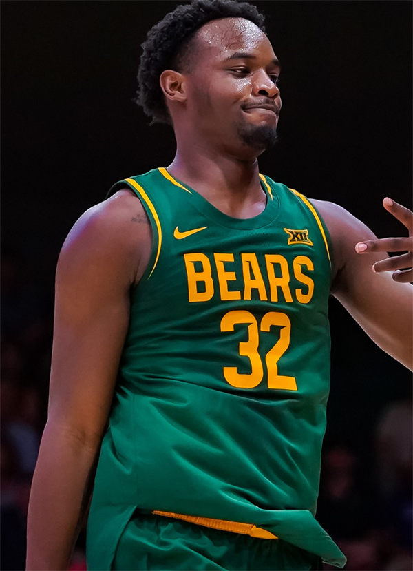 Mens Youth Baylor Bears Custom 2025 Green Basketball Game Jersey