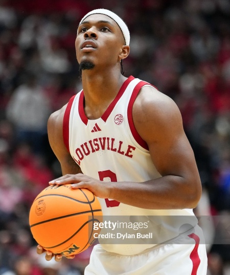 Louisville Cardinals #3 Ryan Conwell 2024 White Red Basketball Game Jersey