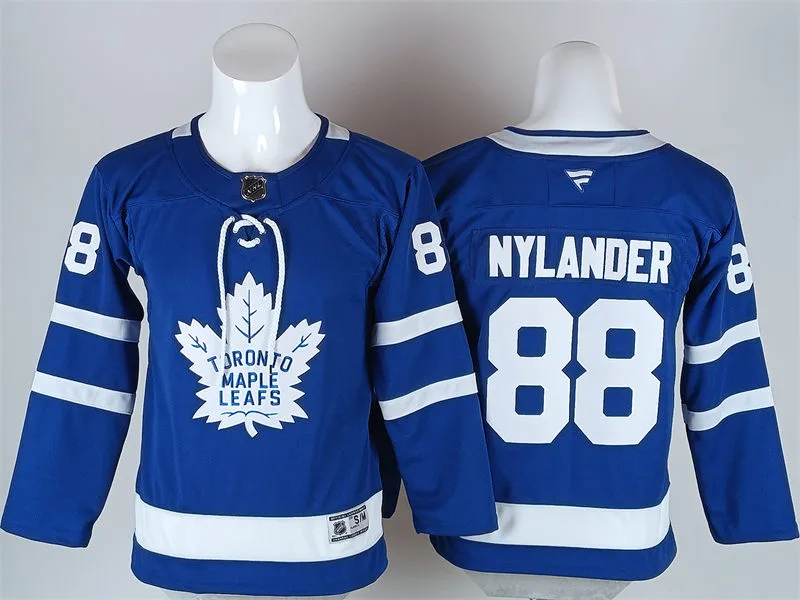 Youth Toronto Maple Leafs #88 William Nylander Fanatics Blue Jersey