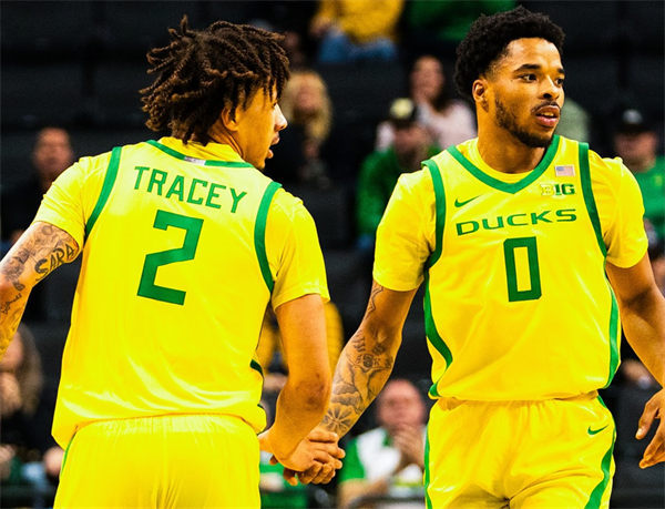Men's Youth Oregon Ducks Custom 2025 BIG 10 Yellow Basketball Game Jersey