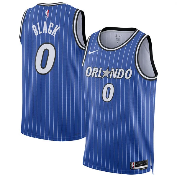 Men's Orlando Magic #0 Anthony Black 2025-26 Blue Icon Edition Swingman Jersey