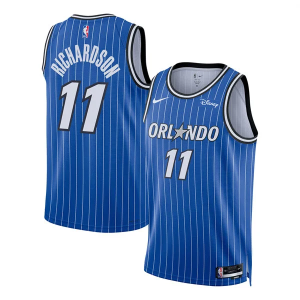 Men's Orlando Magic #11 Jase Richardson 2025-26 Blue Icon Edition Swingman Jersey