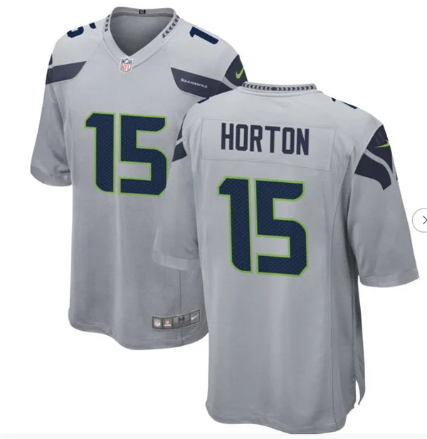 Men's Seattle Seahawks #15 Tory Horton Nike Gray Alternate Vapor F.U.S.E. Limited Jersey