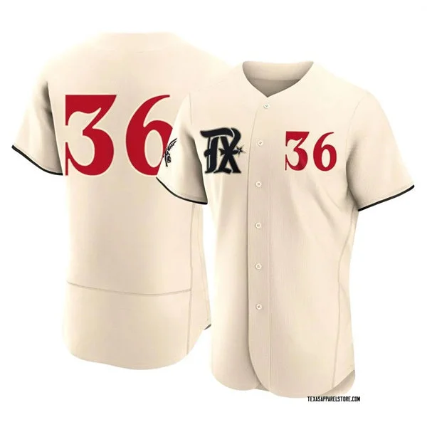 Mens Texas Rangers #36 Wyatt Langford Nike Cream City Connect Jersey