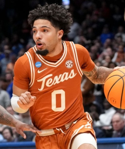 Texas Longhorns #0 Jordan Pope 2023 Orange College Basketball Game Jersey