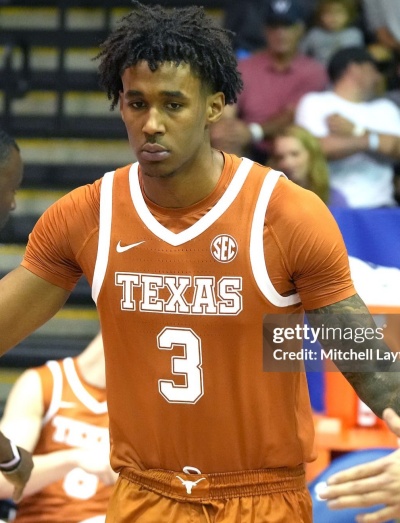 Texas Longhorns #3 Dailyn Swain 2025 SEC Orange College Basketball Game Jersey