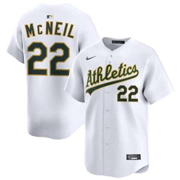 Men's Athletics #22 Jeff McNeil Nike 2026 White Home Limited Jersey
