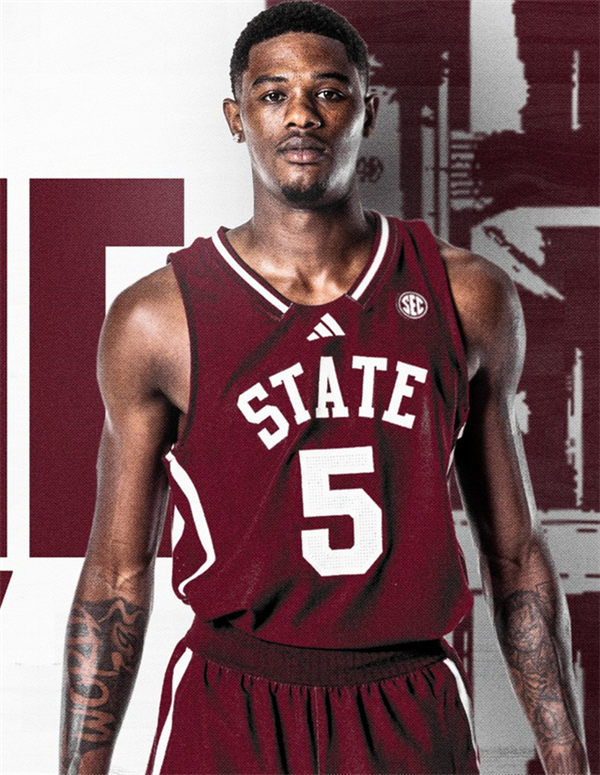 Mens Youth Mississippi State Bulldogs Custom 2025 Maroon Basketball Game Jersey