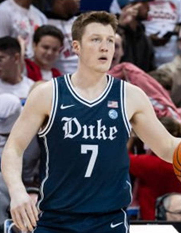 Mens Youth Duke Blue Devils #7 Kon Knueppel Navy Brotherhood uniform Jersey