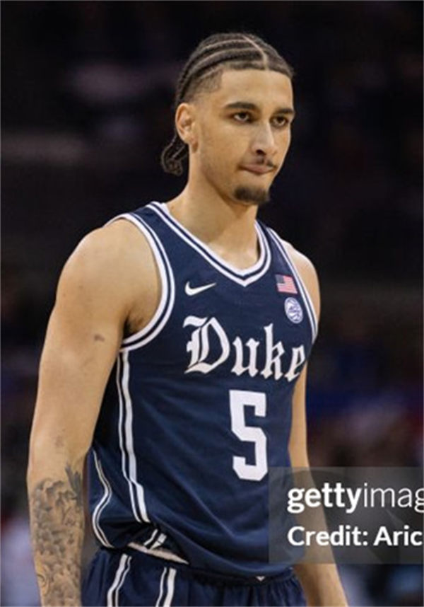 Mens Youth Duke Blue Devils #5 Tyrese Proctor Navy Brotherhood uniform Jersey