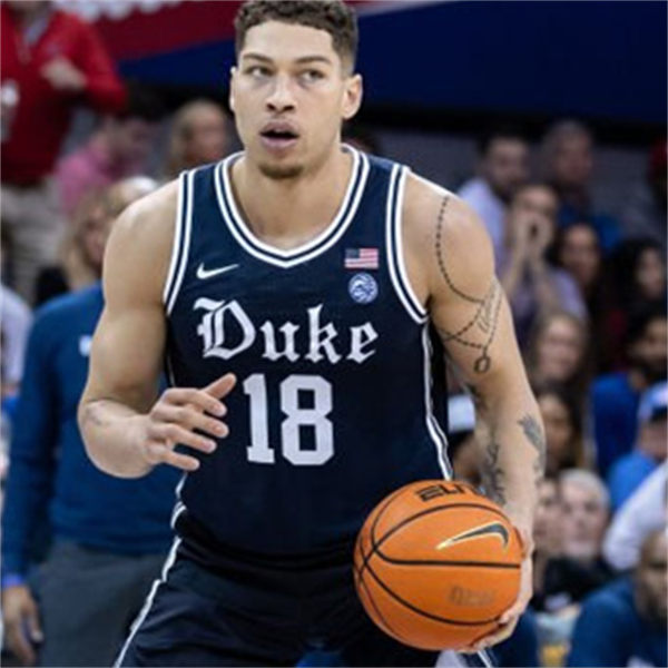 Mens Youth Duke Blue Devils #18 Mason Gillis Navy Brotherhood uniform Jersey