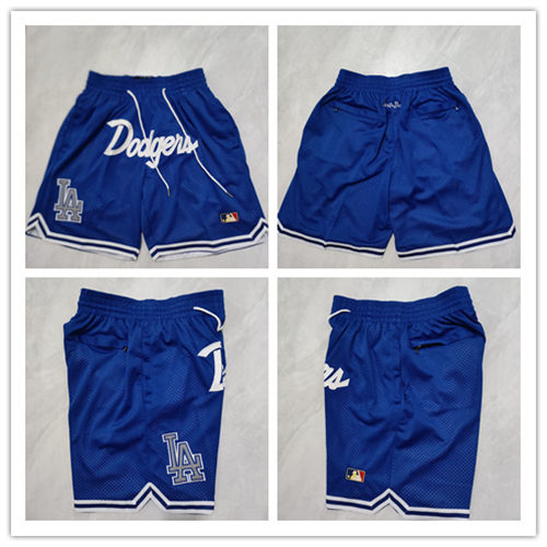 Mens Los Angeles Dodgers Royal Justdon Classic Shorts