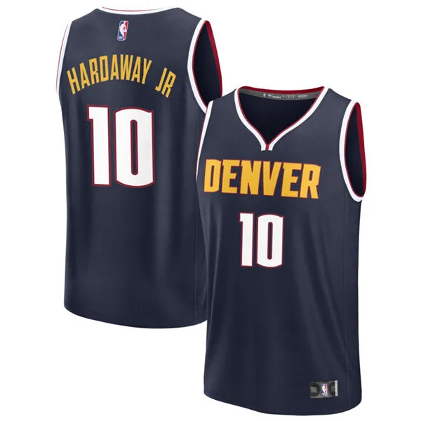 Mens Denver Nuggets #10 Tim Hardaway Jr. Nike Navy Icon Edition Swingman Jersey