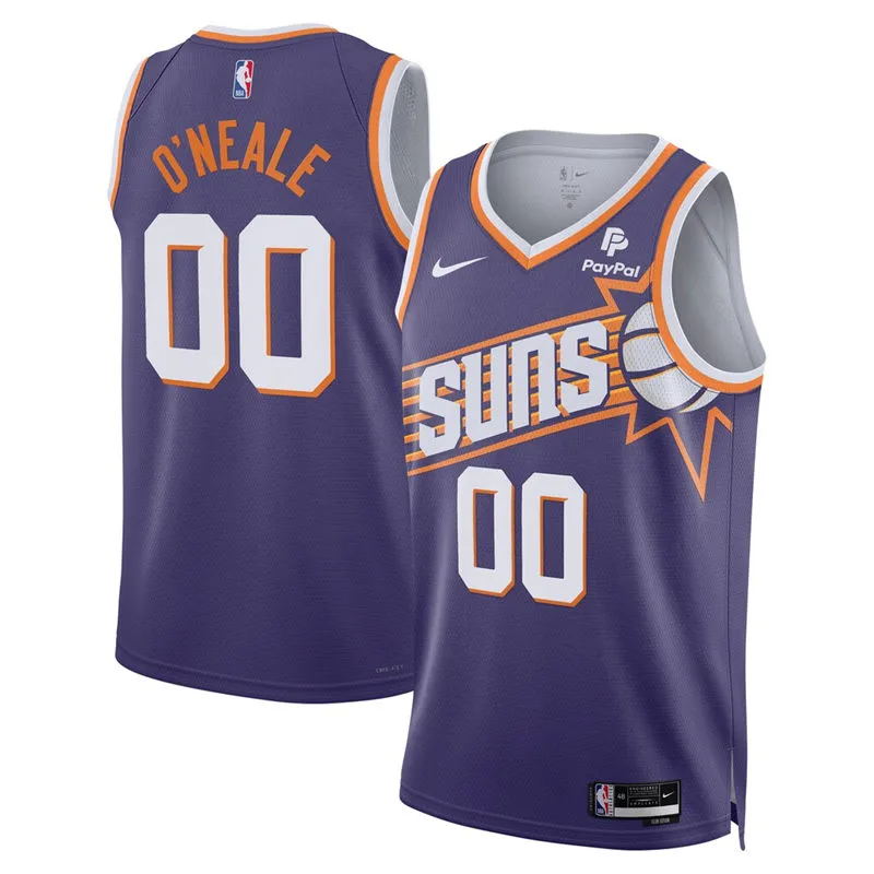 Mens Phoenix Suns #00 Royce O'Neale Nike Purple Icon Edition Swingman Jersey