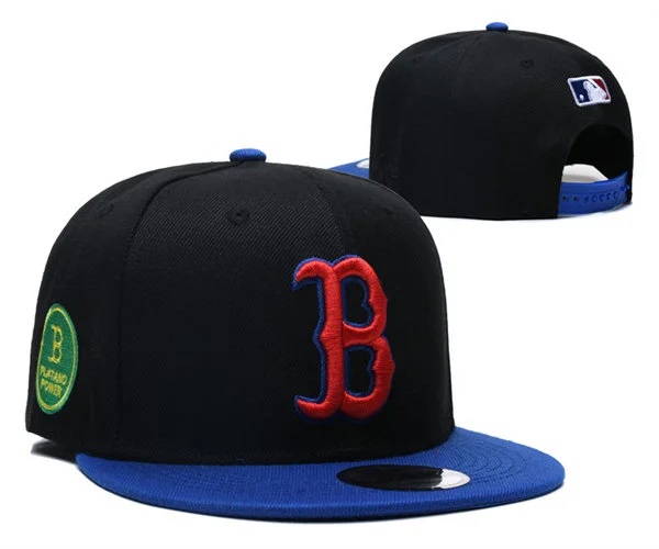 Embroidered Boston Red Sox Navy Blue Primary Logo Snapback Hat GS12091 (5)