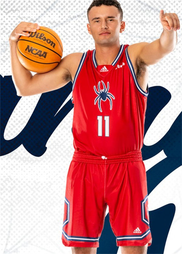 Mens Youth Richmond Spiders Custom 2025 Red College Basketball Game Jersey