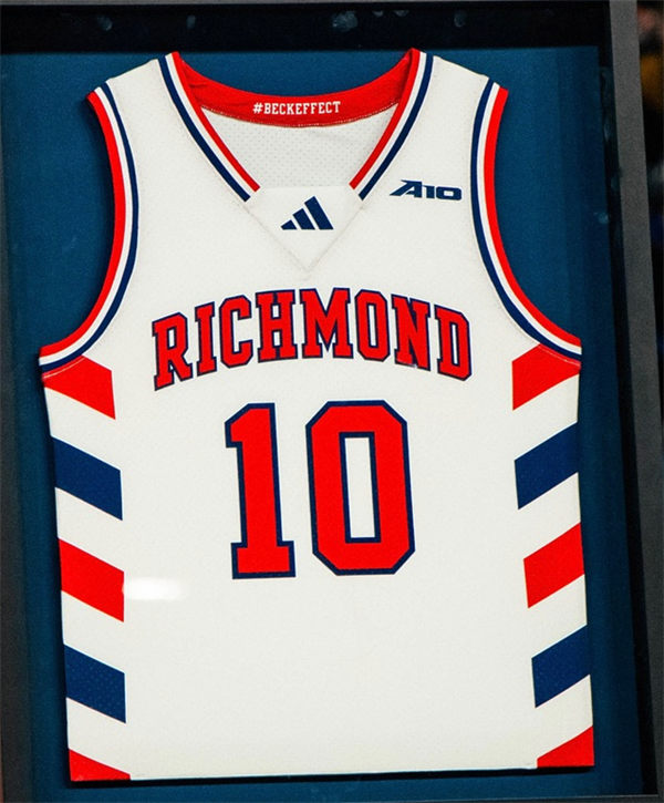 Mens Youth Richmond Spiders Custom 2025 White Red Throwback Basketball Jersey