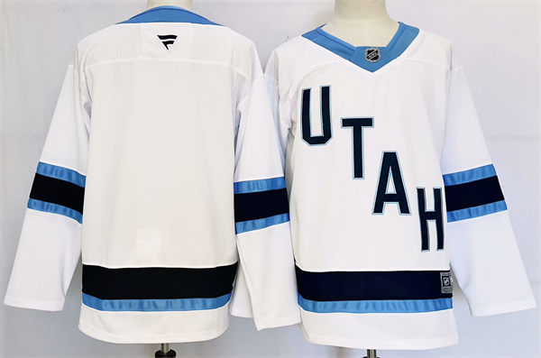 Mens Utah Hockey Club Blank Fanatics Away White Player Jersey