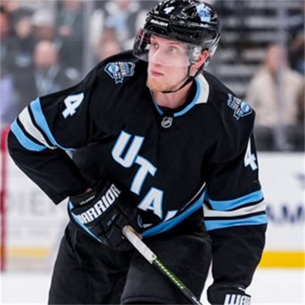 Mens Utah Hockey Club #4 Juuso Valimaki Fanatics Home Black Player Jersey