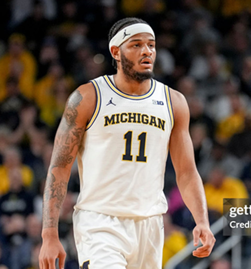 Mens Youth Michigan Wolverines #11 Roddy Gayle Jr.  White College Basketball Game Jersey
