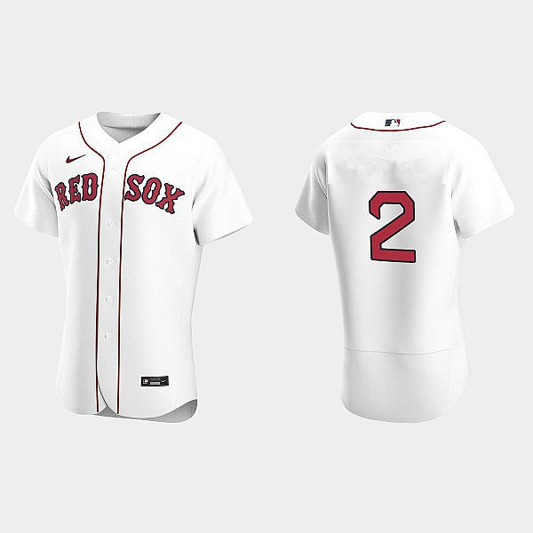 Mens Boston Red Sox #2 Alex Bregman Nike White Home Elite Jersey