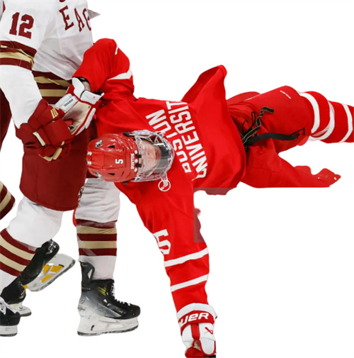 Mens Youth Boston University Terriers 5 Tom Willander 2024 Scarlet Hockey Jersey (3)