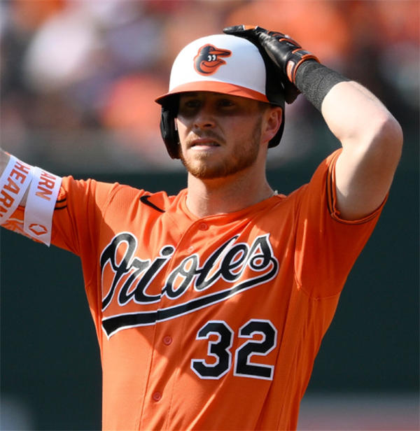 Mens Baltimore Orioles #32 Ryan O'Hearn Nike Orange Alternate Limited Jersey