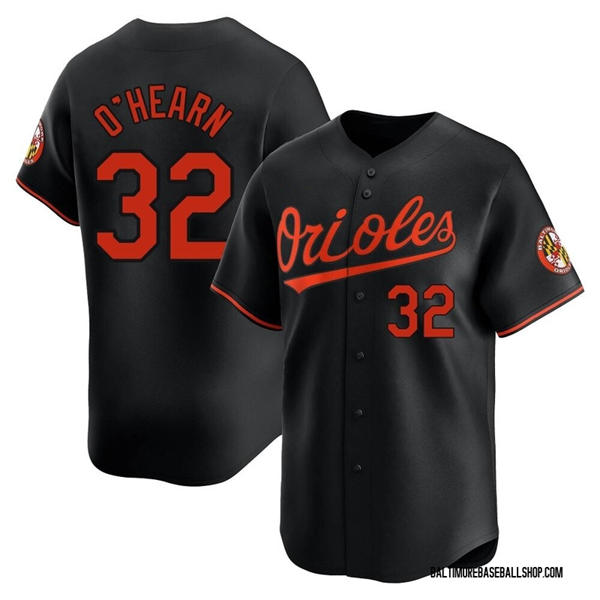 Mens Baltimore Orioles #32 Ryan O'Hearn Nike Black Alternate Limited Jersey
