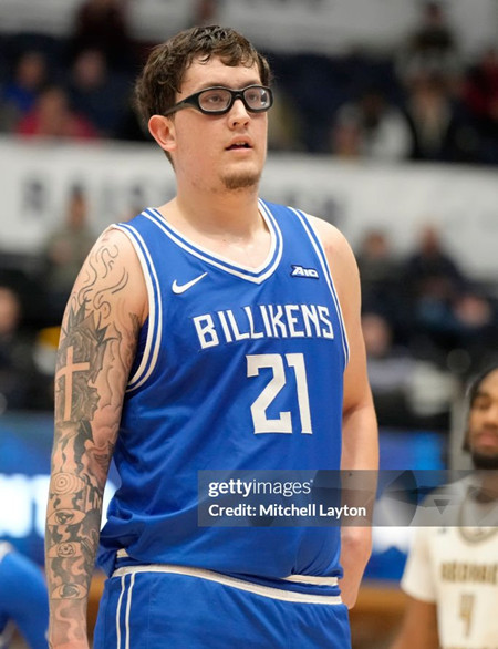 Mens Youth Saint Louis Billikens #21 Robbie Avila Blue College Basketball Game Jersey