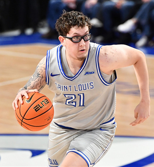 Mens Youth Saint Louis Billikens #21 Robbie Avila Grey College Basketball Game Jersey